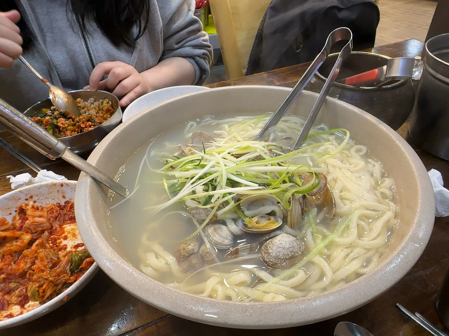 소문난바지락칼국수 대표 메뉴
